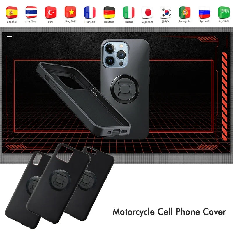 Mobile Phone Protection Case Motorcycle Phone Bracket QuickMounting Adapter Riding Smart Quakeproof Shell Compatible SP TPSFR