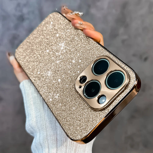 Luxury Women 's funda iphone15 Glitter Bling Soft Phone Case For iPhone 15 14 13 12 Pro Max Back mobile Cover Shell Funda Coque