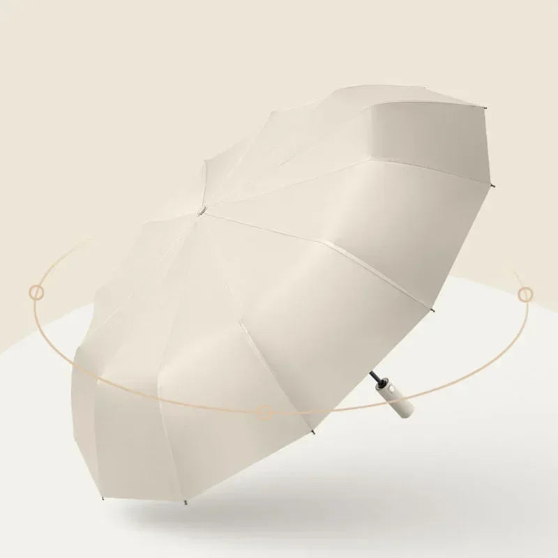 Reinforced 24-Bone Umbrella, Durable Wind-resistant Umbrella, Anti-UV Sunscreen Umbrella