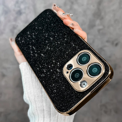 Luxury Women 's funda iphone15 Glitter Bling Soft Phone Case For iPhone 15 14 13 12 Pro Max Back mobile Cover Shell Funda Coque