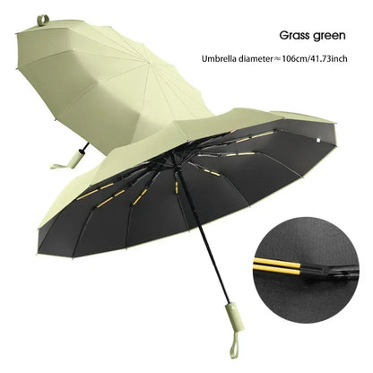 Reinforced 24-Bone Umbrella,  Durable Wind-resistant Umbrella, Anti-UV Sunscreen Umbrella